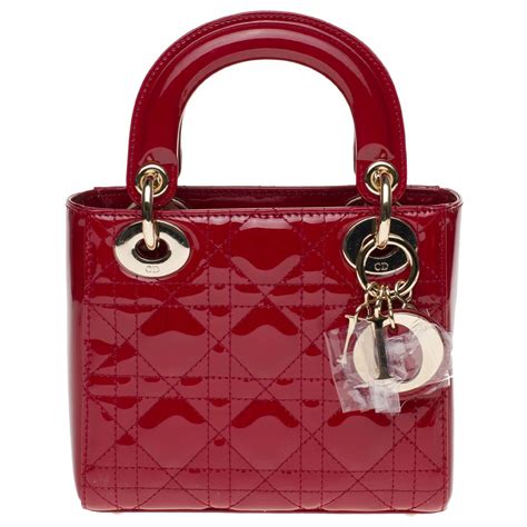 dior handbag red